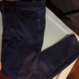 Bebe Midnight Blue Ankle Skinny Jeans size 28